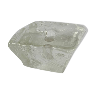 Vintage Modernist Ice Squared Candle Holder by Göte Augustsson, Ruda G