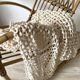 Square crochet, tablecloth, plaid 70 X86
