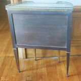 Small chest of drawers half moon / early 20th