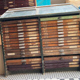 Meuble imprimerie ancien