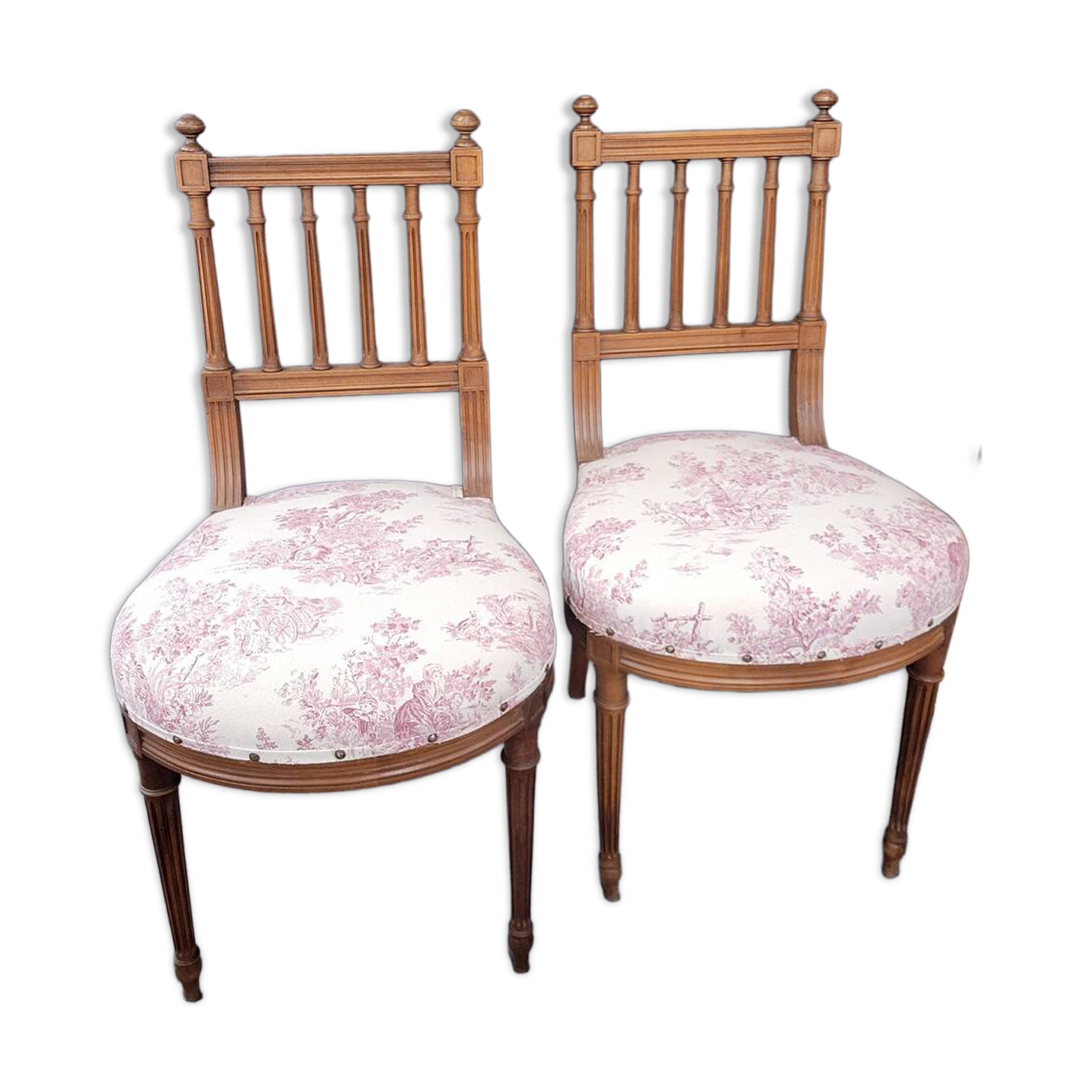 Pair of Louis XVI bedroom chairs