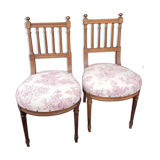 Pair of Louis XVI bedroom chairs