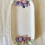 Long dish in fruit barbotine