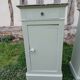 Pairs of bedside tables in Louis Philippe style, Luxembourg green.