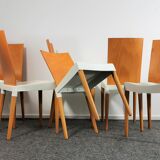 Set of 4 Miss Trip chairs by Philippe Starck for Kartell 1990