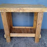 Solid wood work table