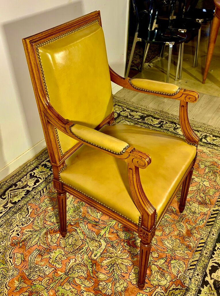 Louis XVI style office armchair