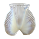 Vase Ellipse Art Déco en verre opalescent Pierre D’avesn, 1930