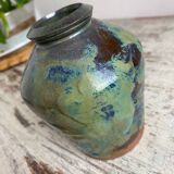 Glazed terracotta vase