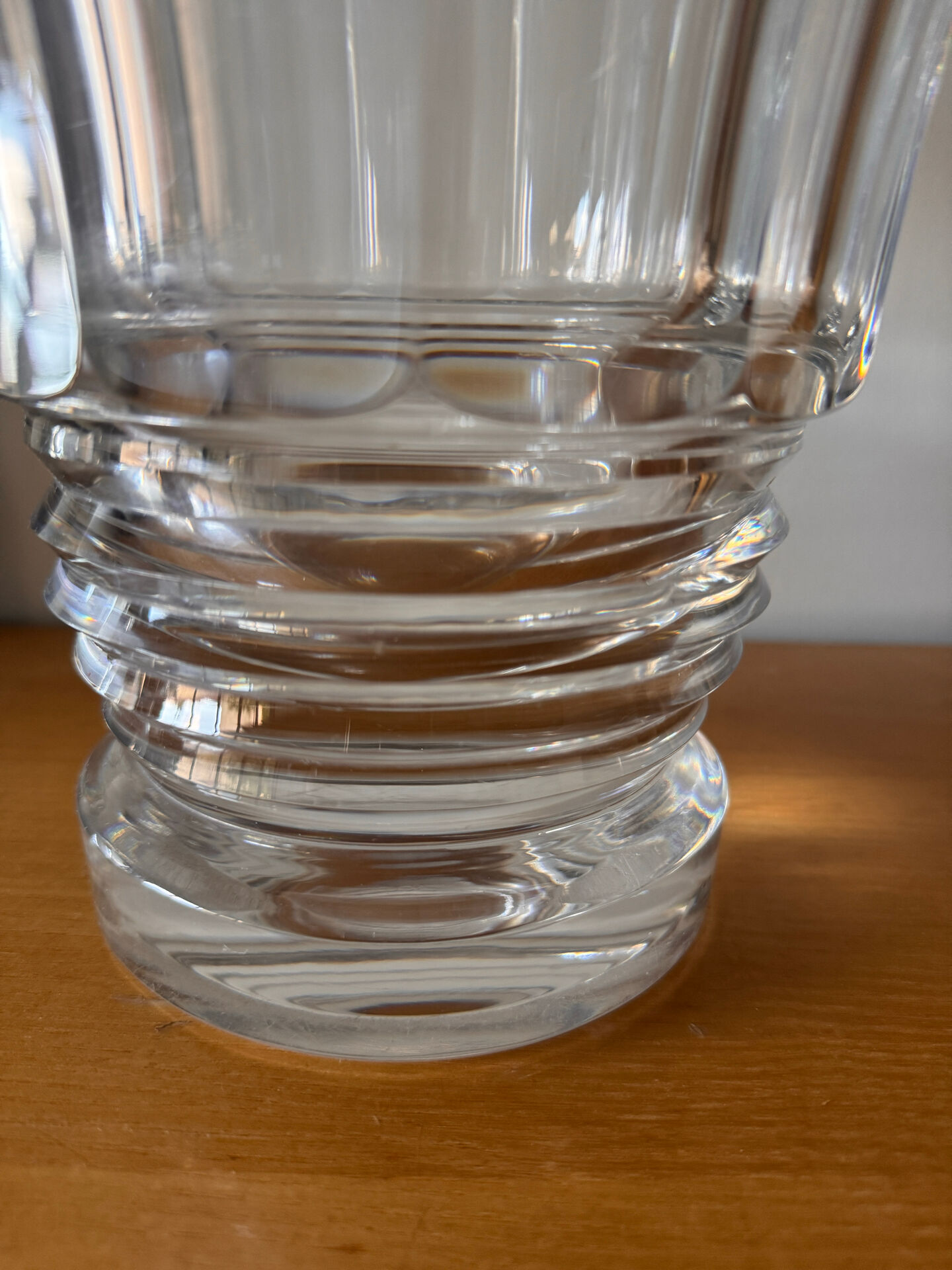 Large Baccarat crystal vase