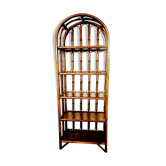 Rattan shelf