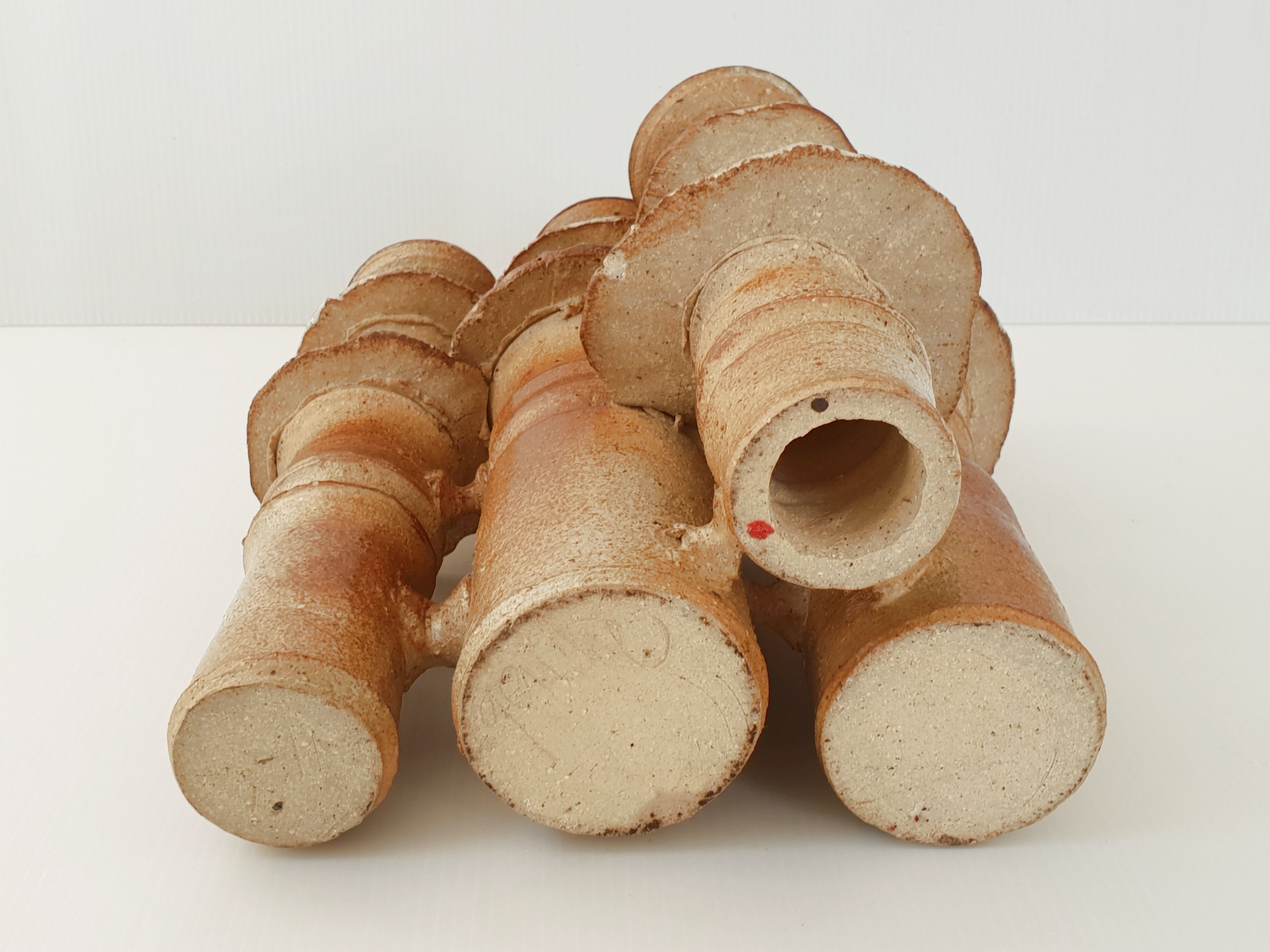 Vintage sandstone candlestick