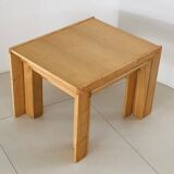 Model 777 ash nesting tables by Afra & Tobia Scarpa for Cassina, Italy 1960s