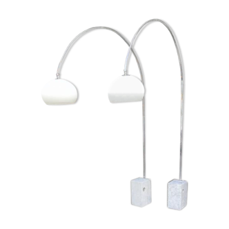 Arco type street lamps