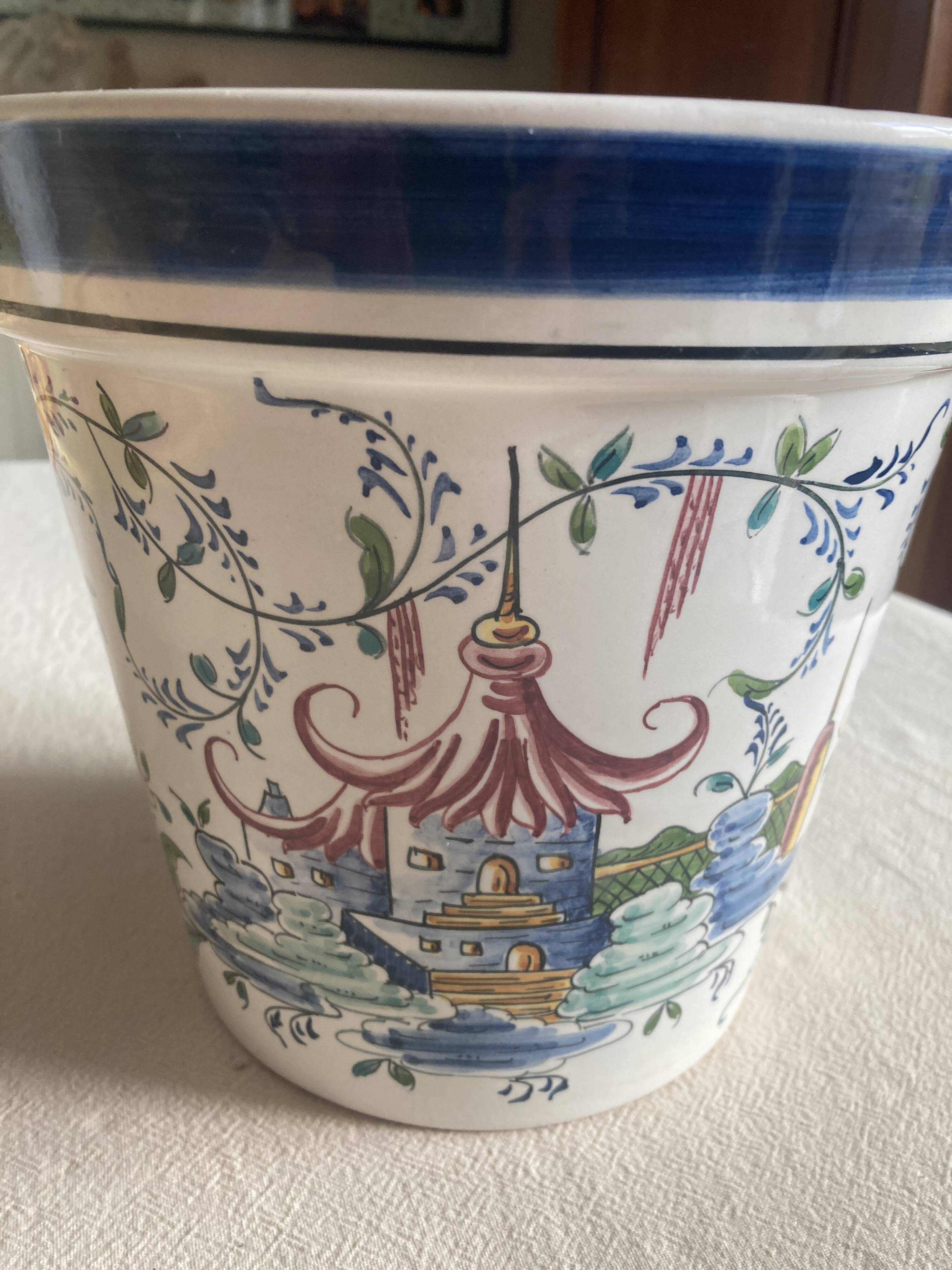 Cache-pot en faïence Ala, 1960