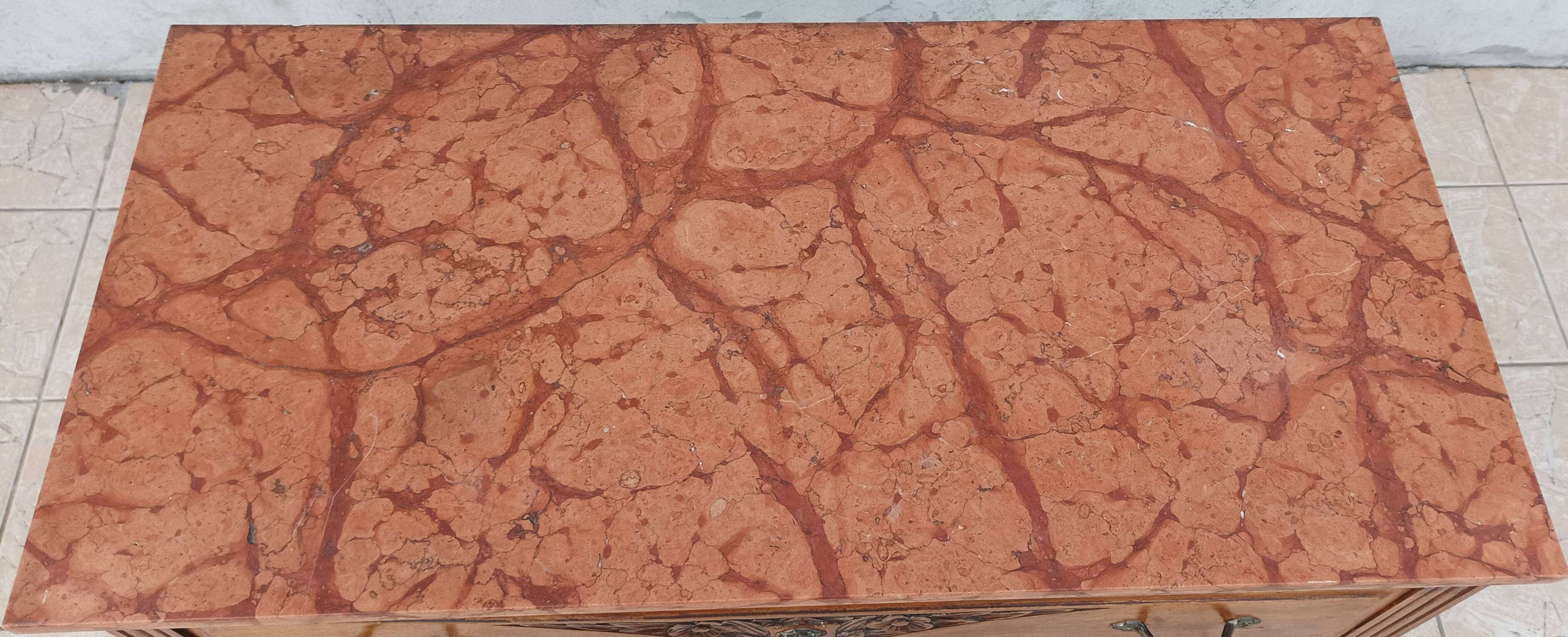 Art Deco walnut commode