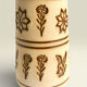 Vintage West Germany Vase in Brutalist and Folkloric Style