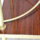 Pair of nightstands vintage formica and brass style rings