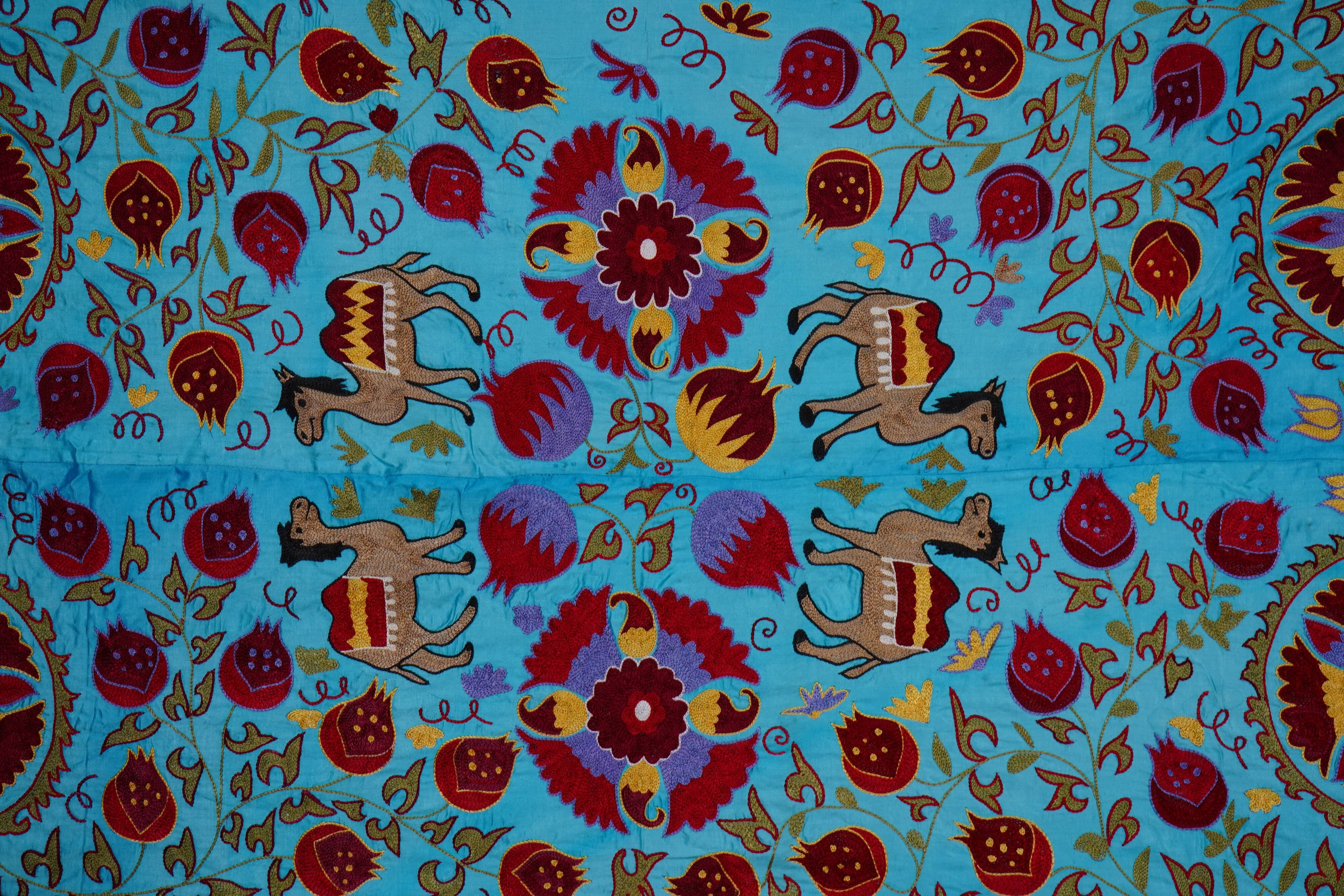 Hand-knotted rug, vintage Turkish rug 103x188 cm