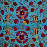 Hand-knotted rug, vintage Turkish rug 103x188 cm