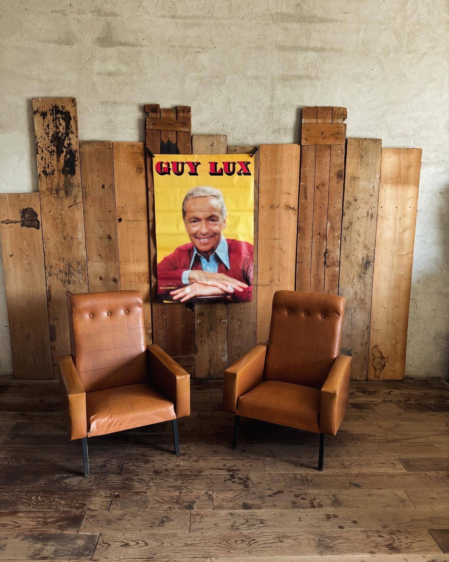 Paire de fauteuils vintage