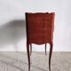 Three-drawer cherry bedside table
