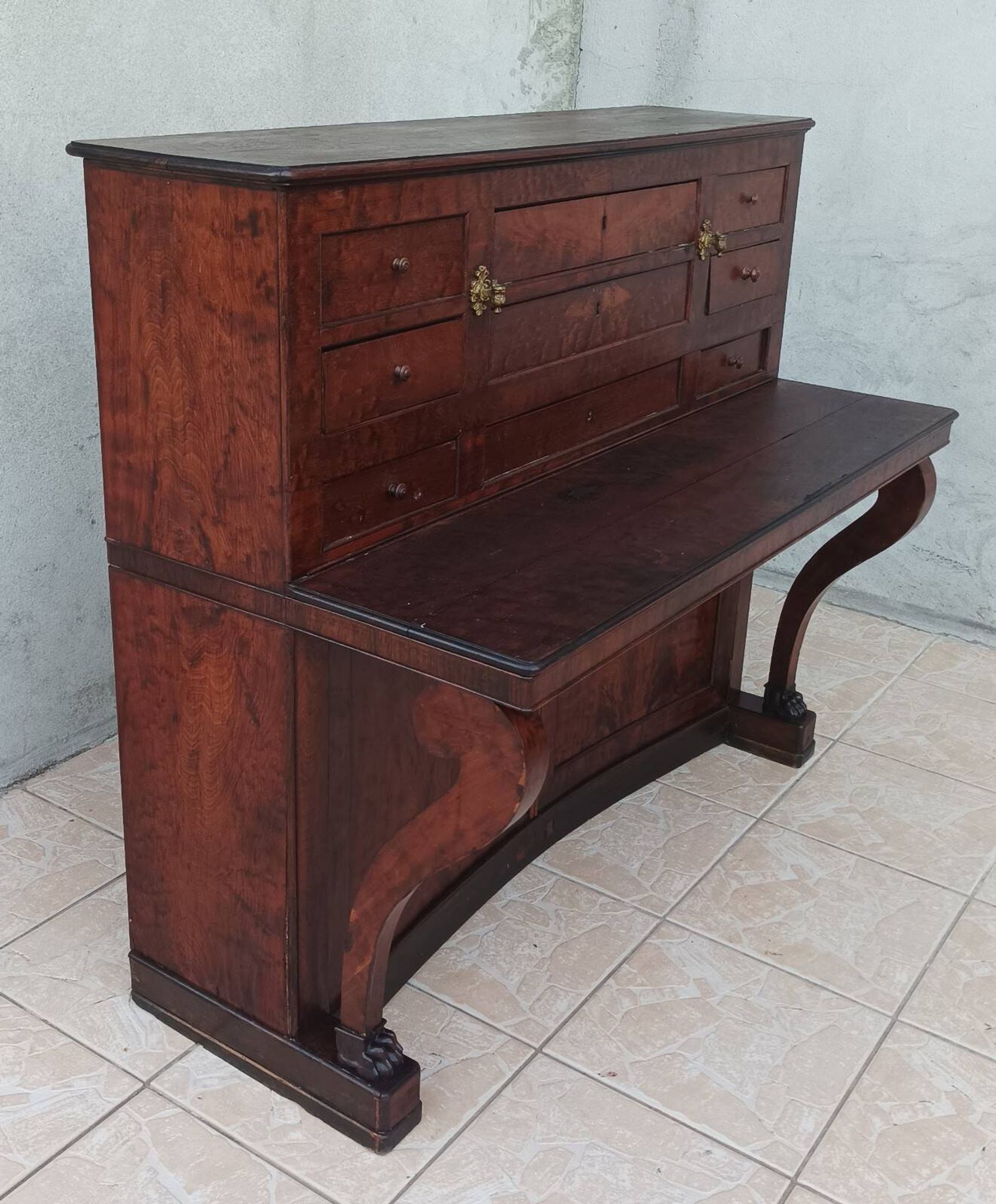 Buffet style Empire en acajou
