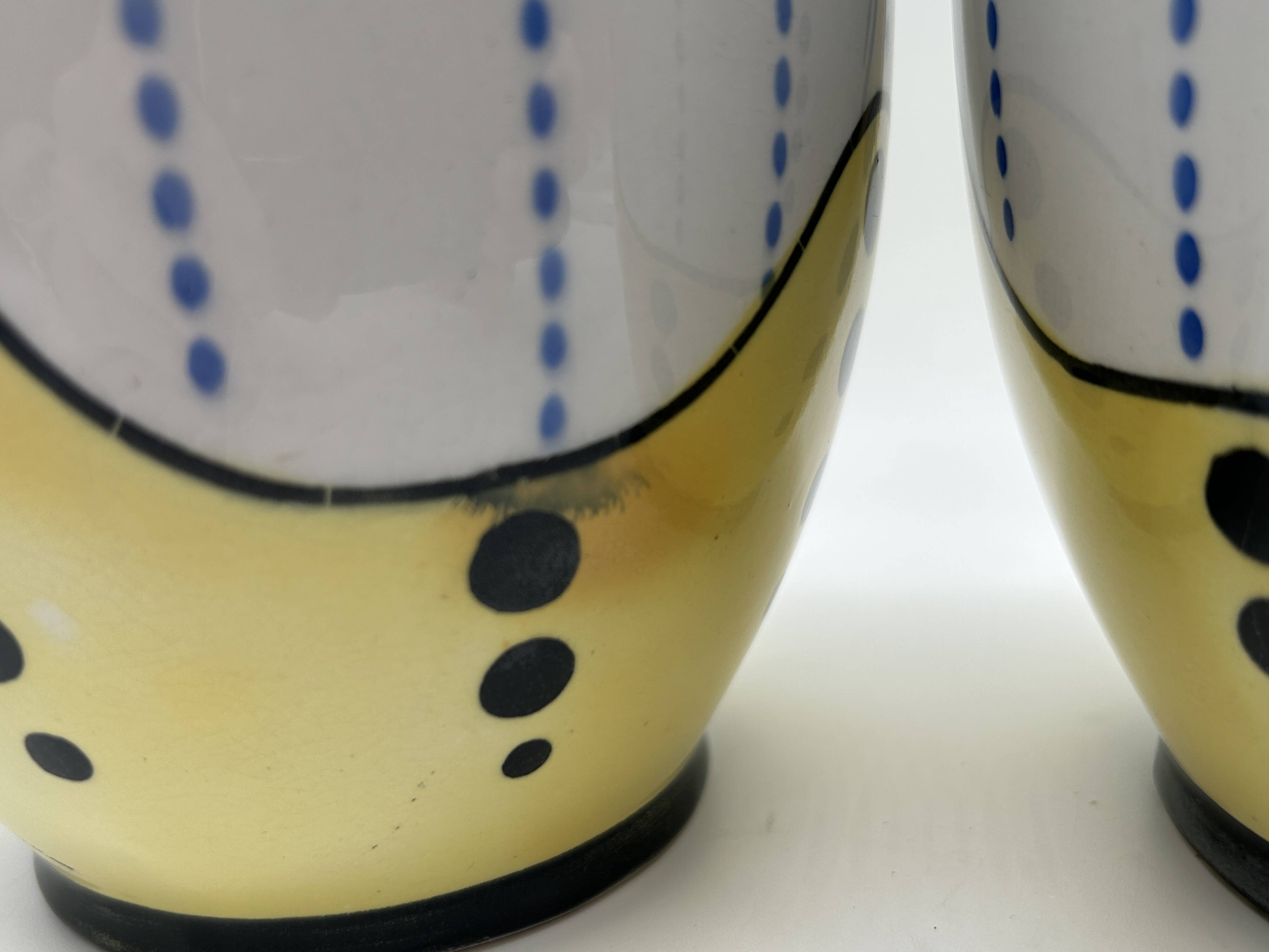Paire de vases art deco - boch freres