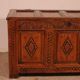 17th century English oak chest