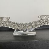 Pair of Art Deco glass chandeliers