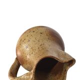 Pyrite stoneware pitcher signed Michel Dumont / Puisaye