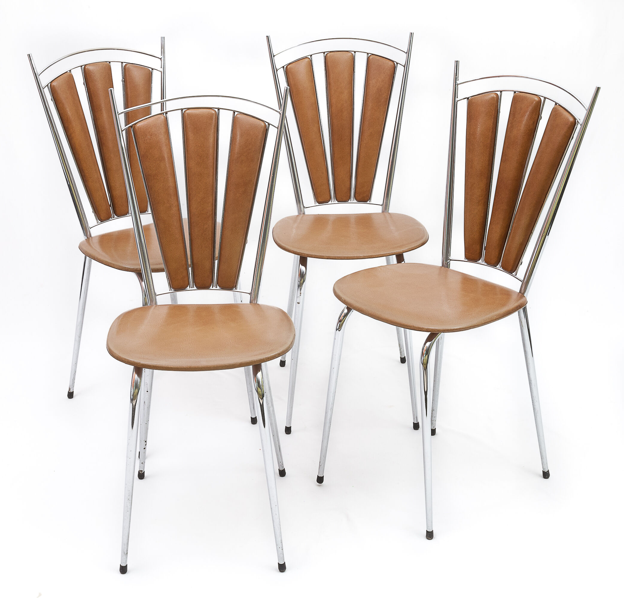 4 Soudexvinyl chairs