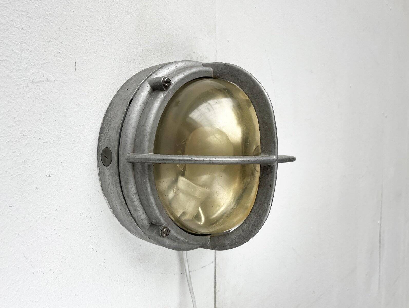 Mid-Century Danish Outdoor Metal Wall Lamp Model Skot by Lauritz Knudsen for Louis Poulsen, 1960s