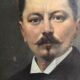 Portrait homme à la moustache XIXème