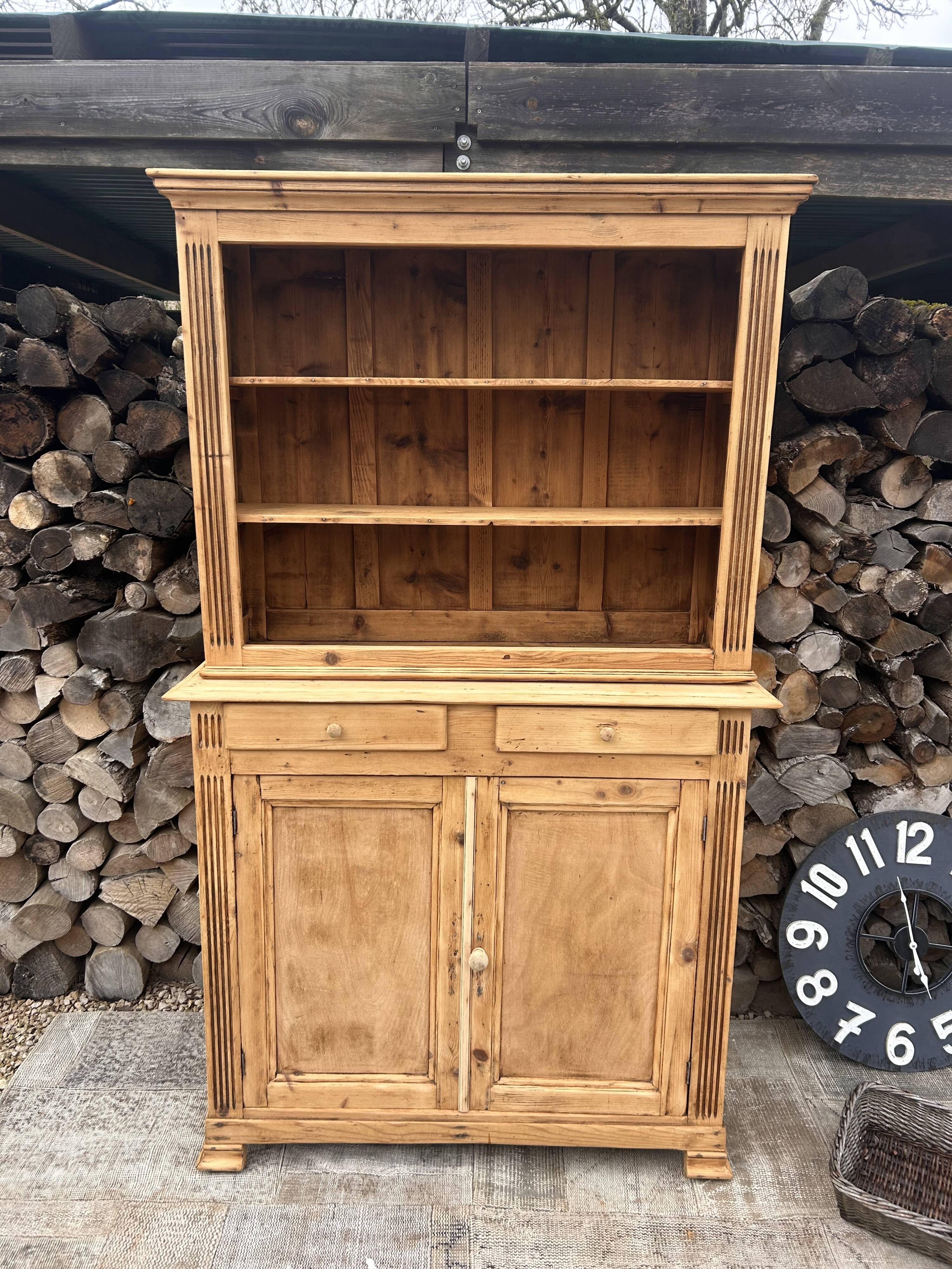 Renovated antique wooden dresser