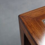 Mid-century Danish Haslev Mobelsnedkeri coffee table with Royal Copenhagen ceramic tiles