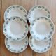 6 deep plates ironstone Nouvelles Galeries Ennegé Paris - Model R
