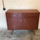 Sideboard vintage storage cabinet walnut veneer bond