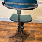 Bienaise industrial workshop chair green fabrics 1951