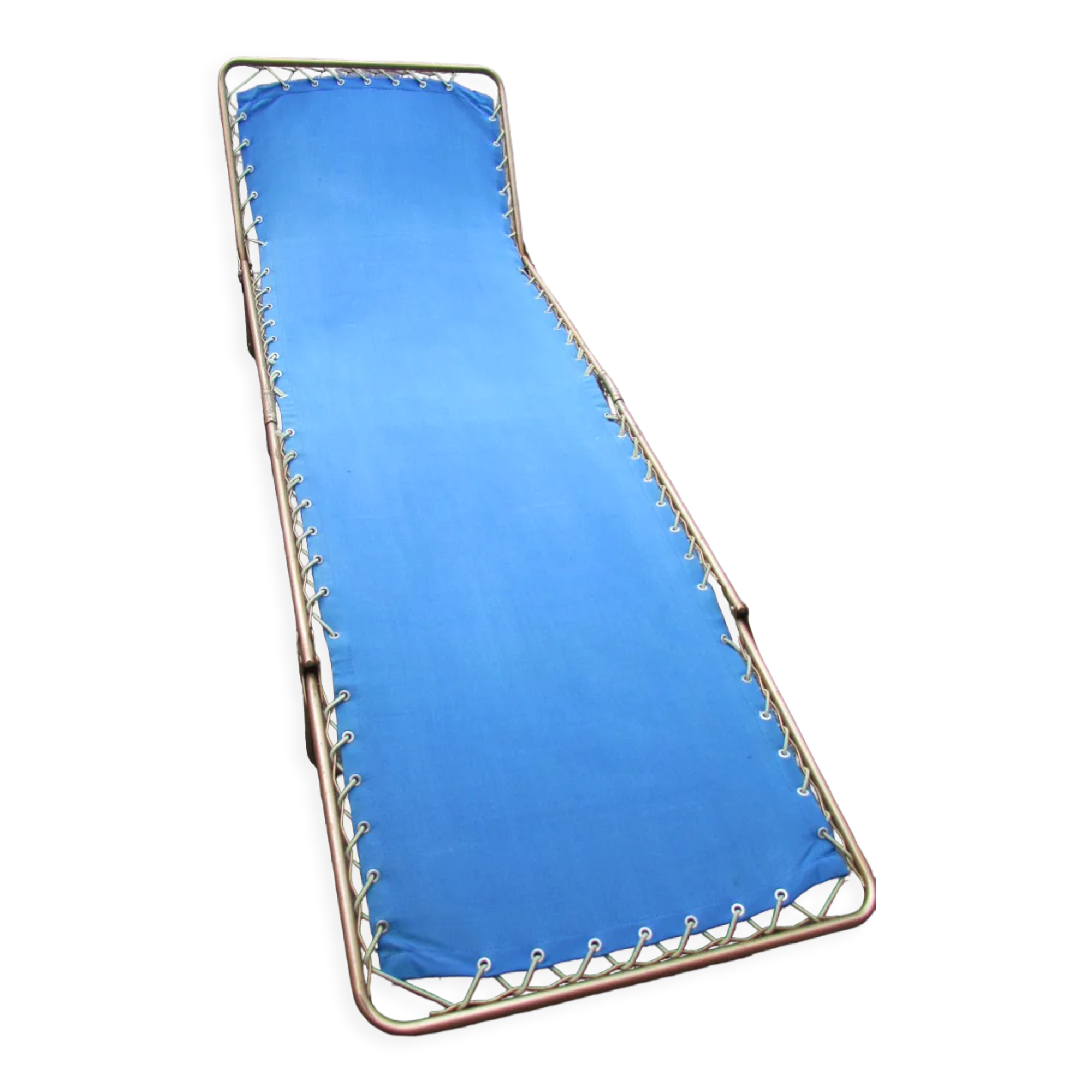 Camp bed, vintage relax, Lafuma foldable extra bed