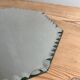 Vintage octagonal beveled mirrors