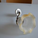 Swan neck wall lamp and its tulip, early 20th century.