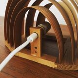 Wooden wall lamp