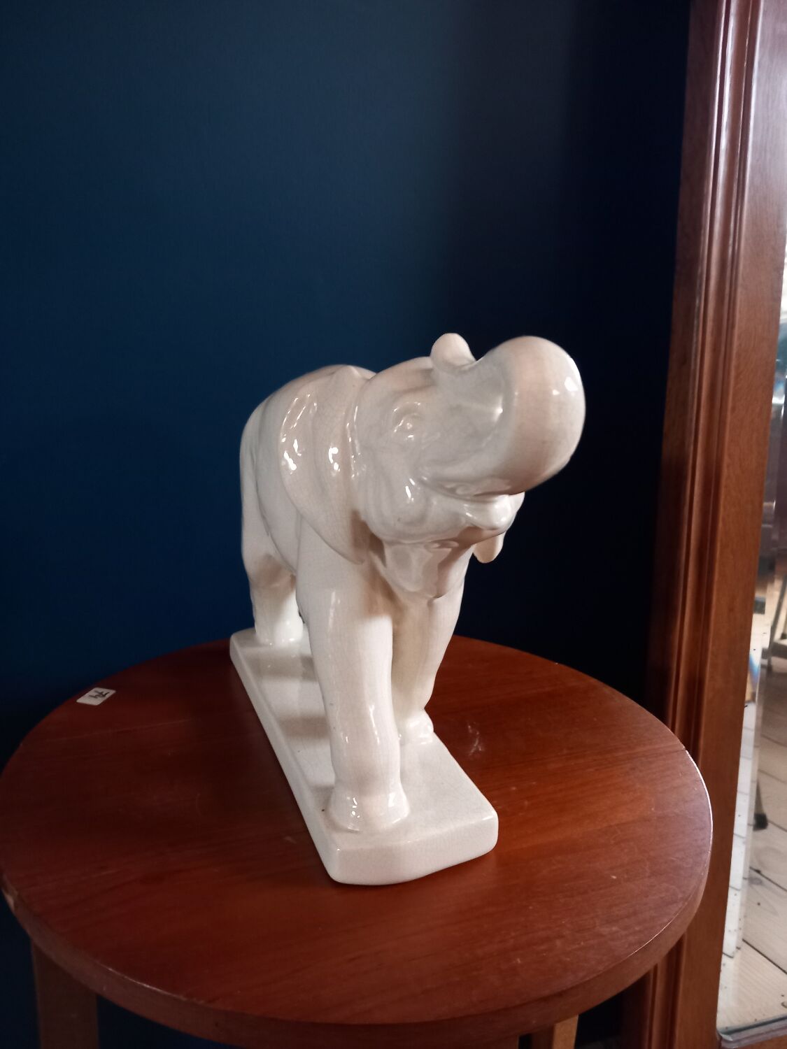 Art deco elephant statue