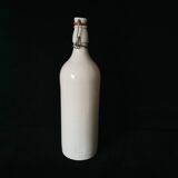 bottle, stoneware carafe, white ceramic, MKM