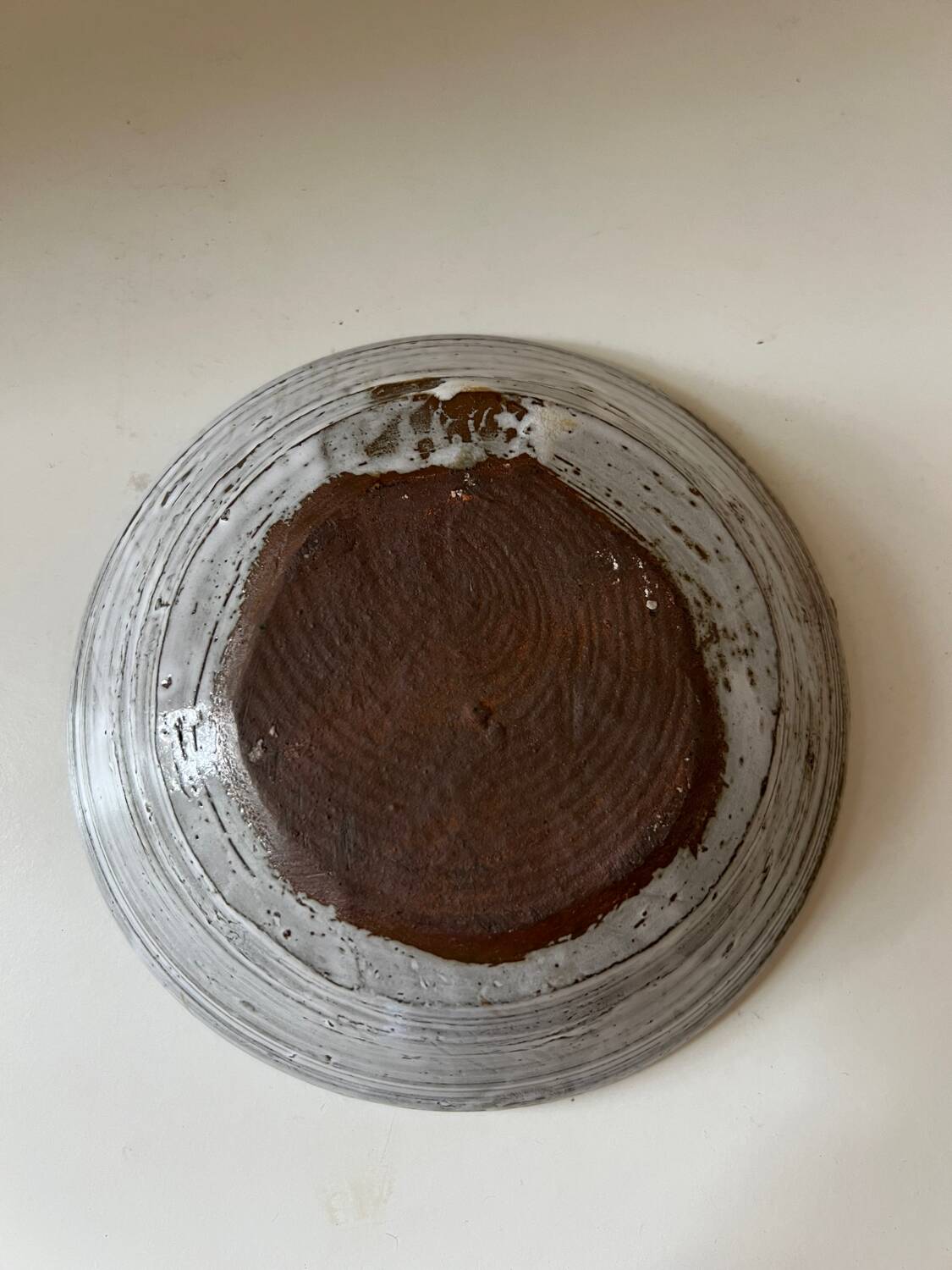 Ceramic bowl and plate with Baudouin owl decoration, 1960