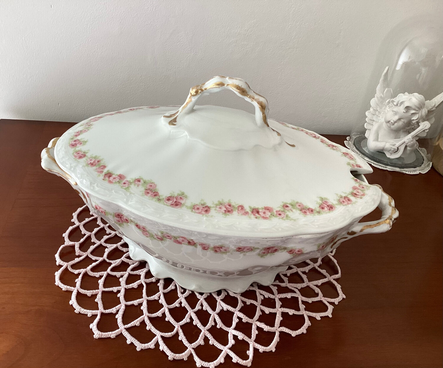 Soupière porcelaine Mandavy de Mavaleix 1908-1920