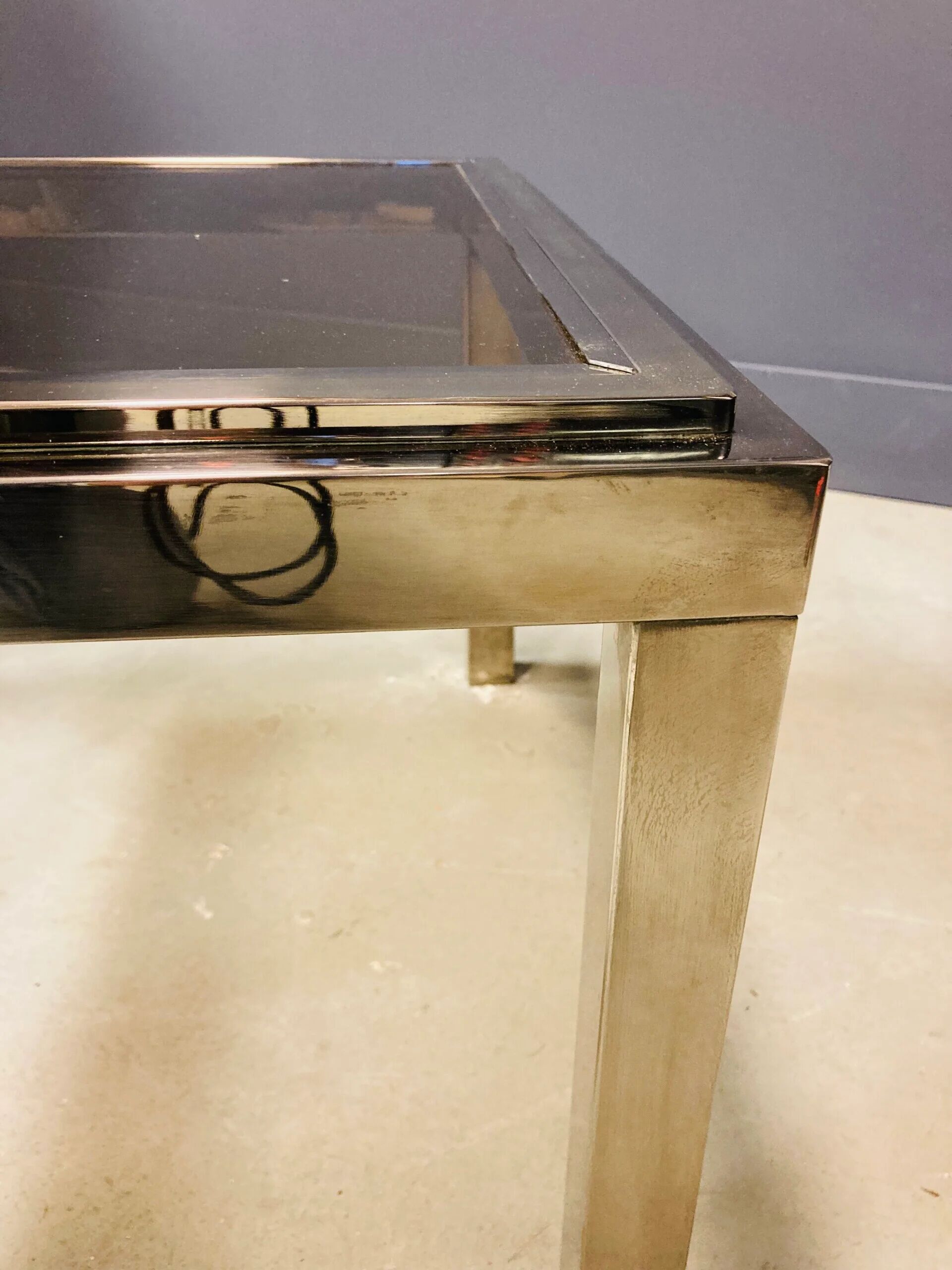 Belgo Chrom side table 1970s