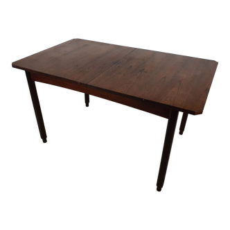 Scandinavian style extendable table in rosewood and rosewood feather