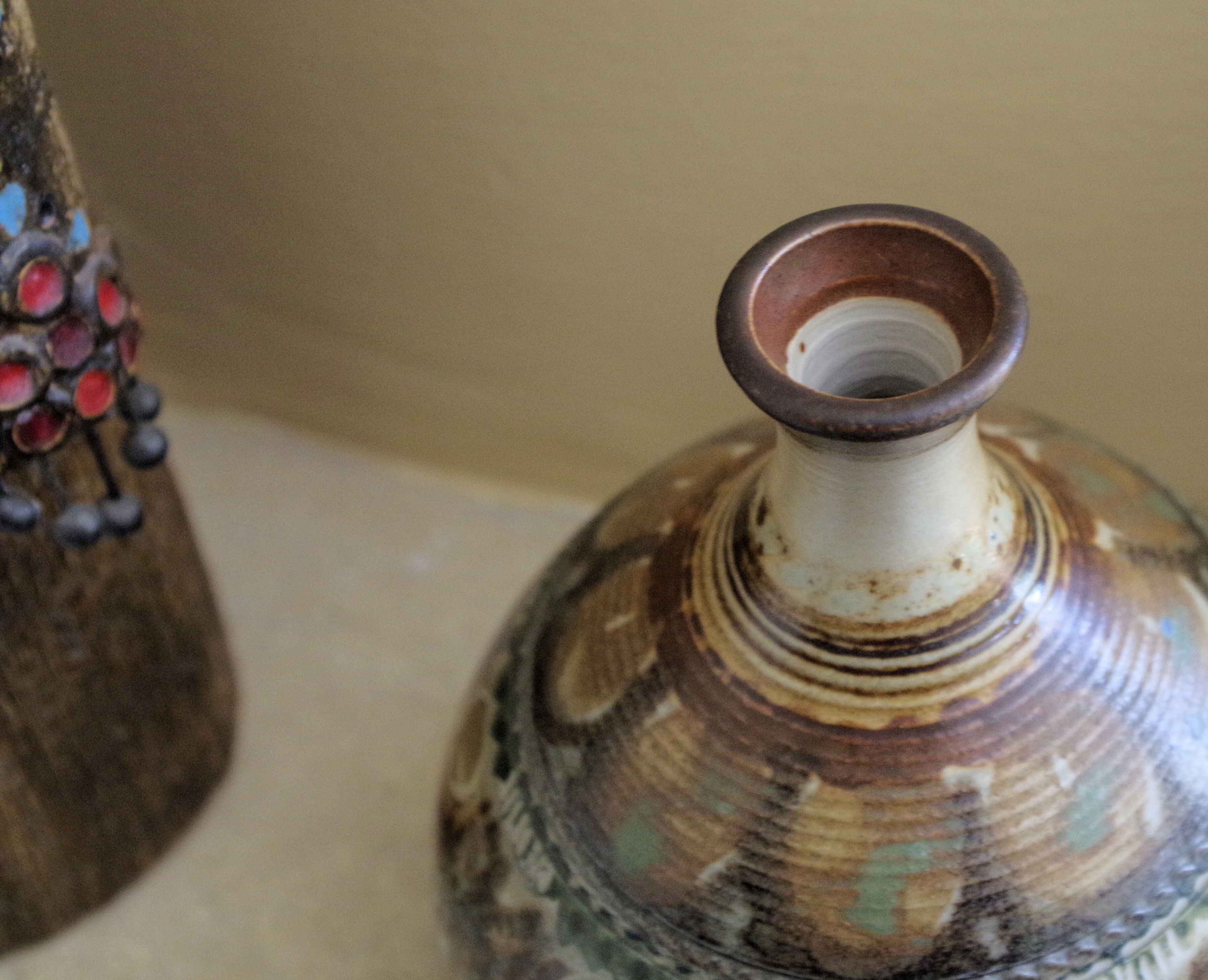 Ceramic vase by JC Courjault